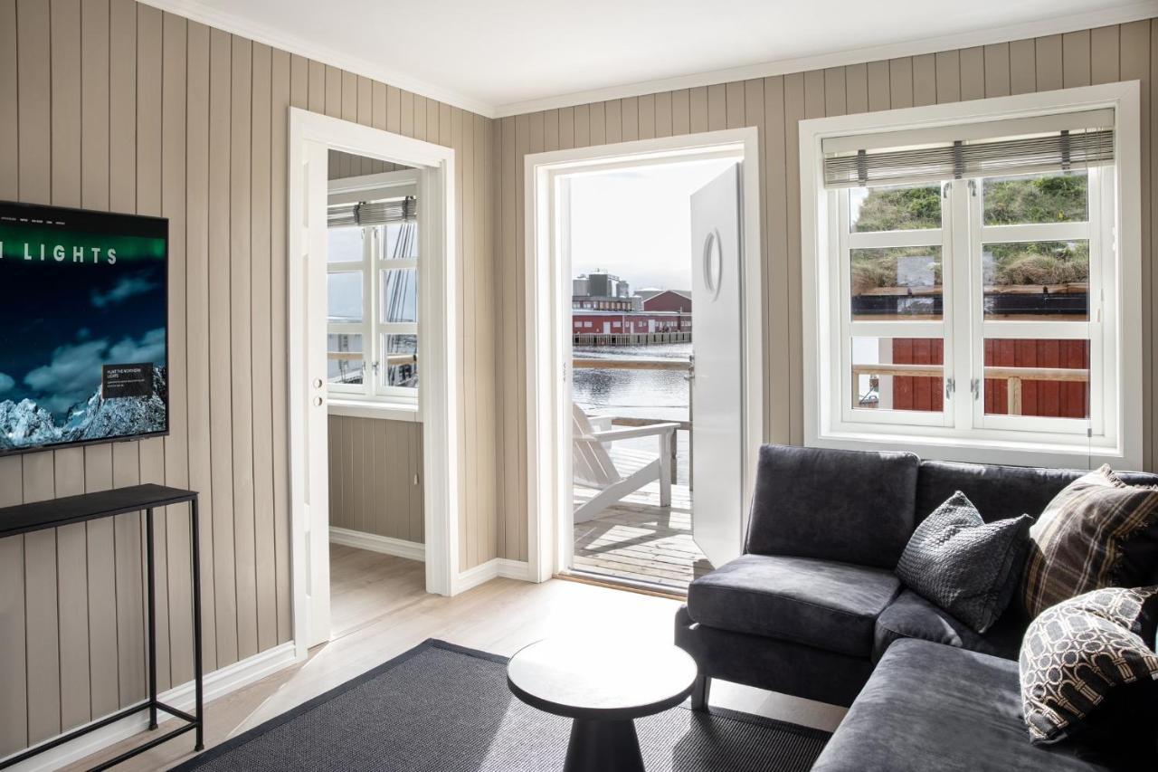 Solsiden Brygge Rorbuer Otel Ballstad Dış mekan fotoğraf