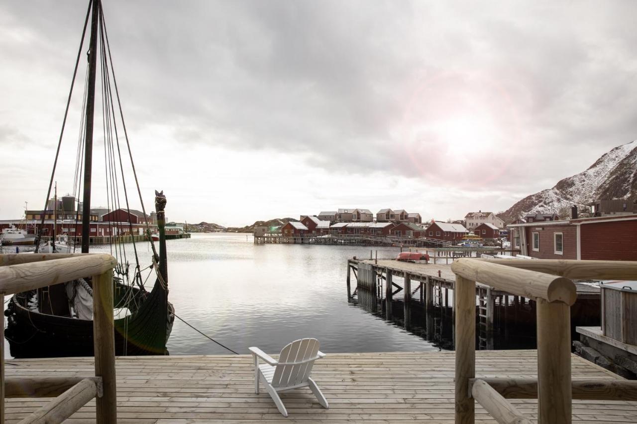 Solsiden Brygge Rorbuer Otel Ballstad Dış mekan fotoğraf
