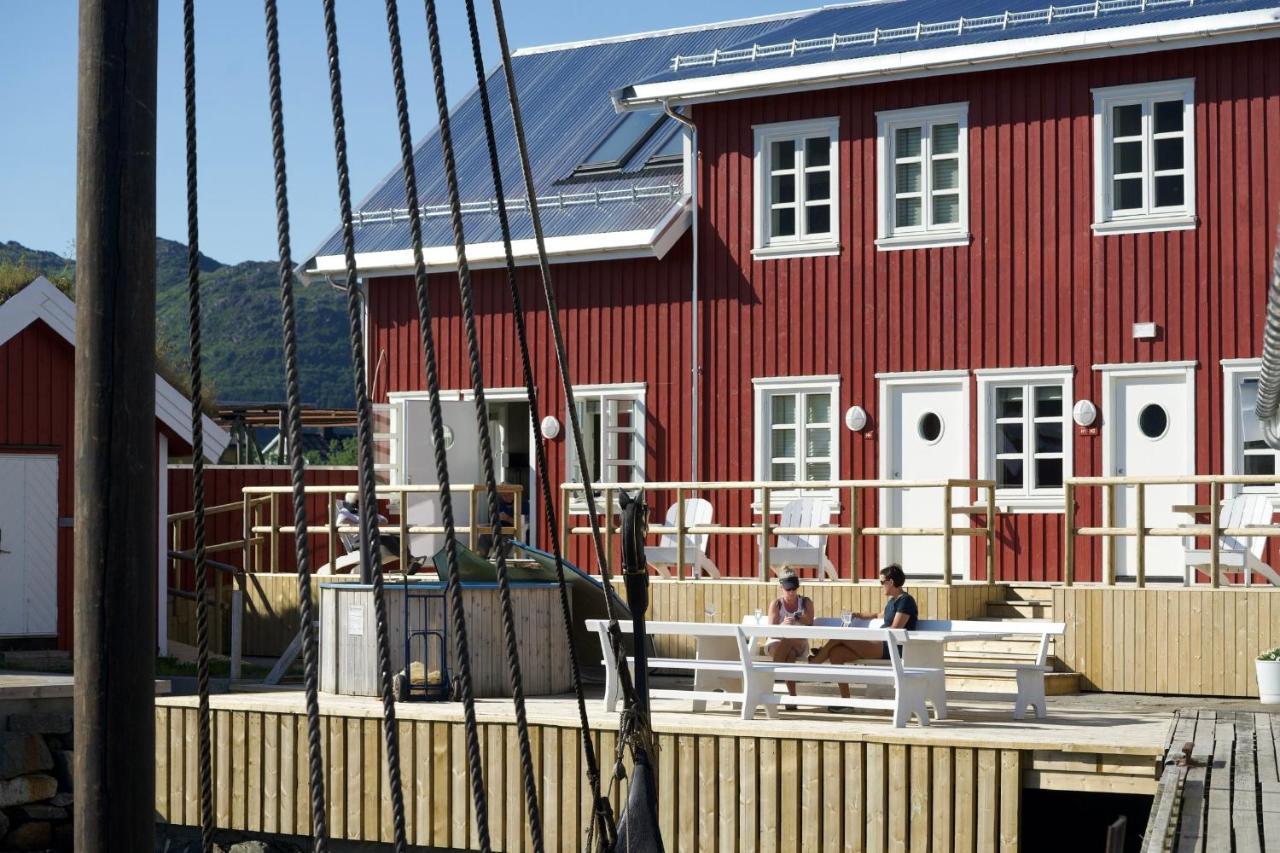 Solsiden Brygge Rorbuer Otel Ballstad Dış mekan fotoğraf