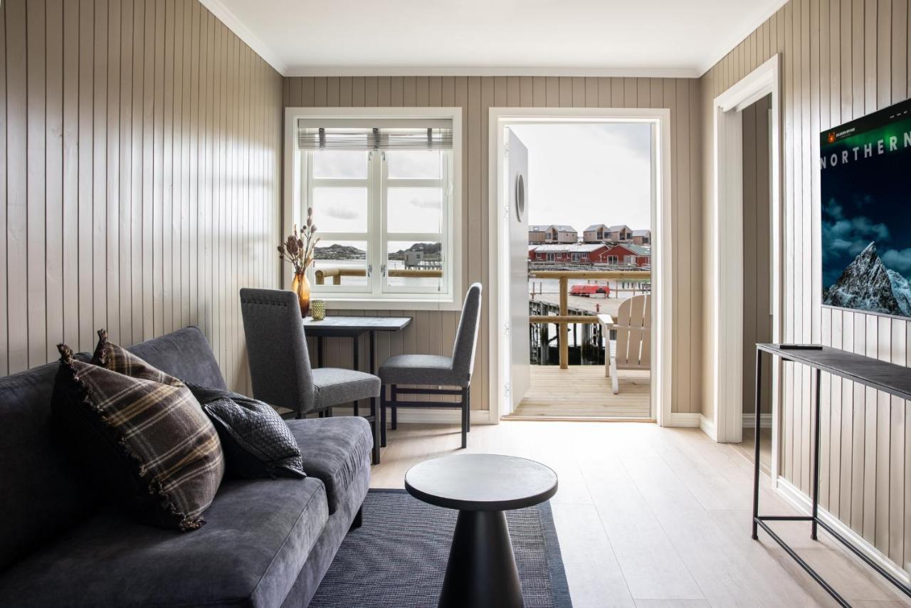 Solsiden Brygge Rorbuer Otel Ballstad Dış mekan fotoğraf