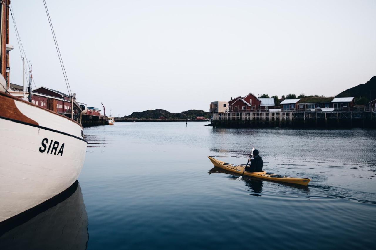 Solsiden Brygge Rorbuer Otel Ballstad Dış mekan fotoğraf