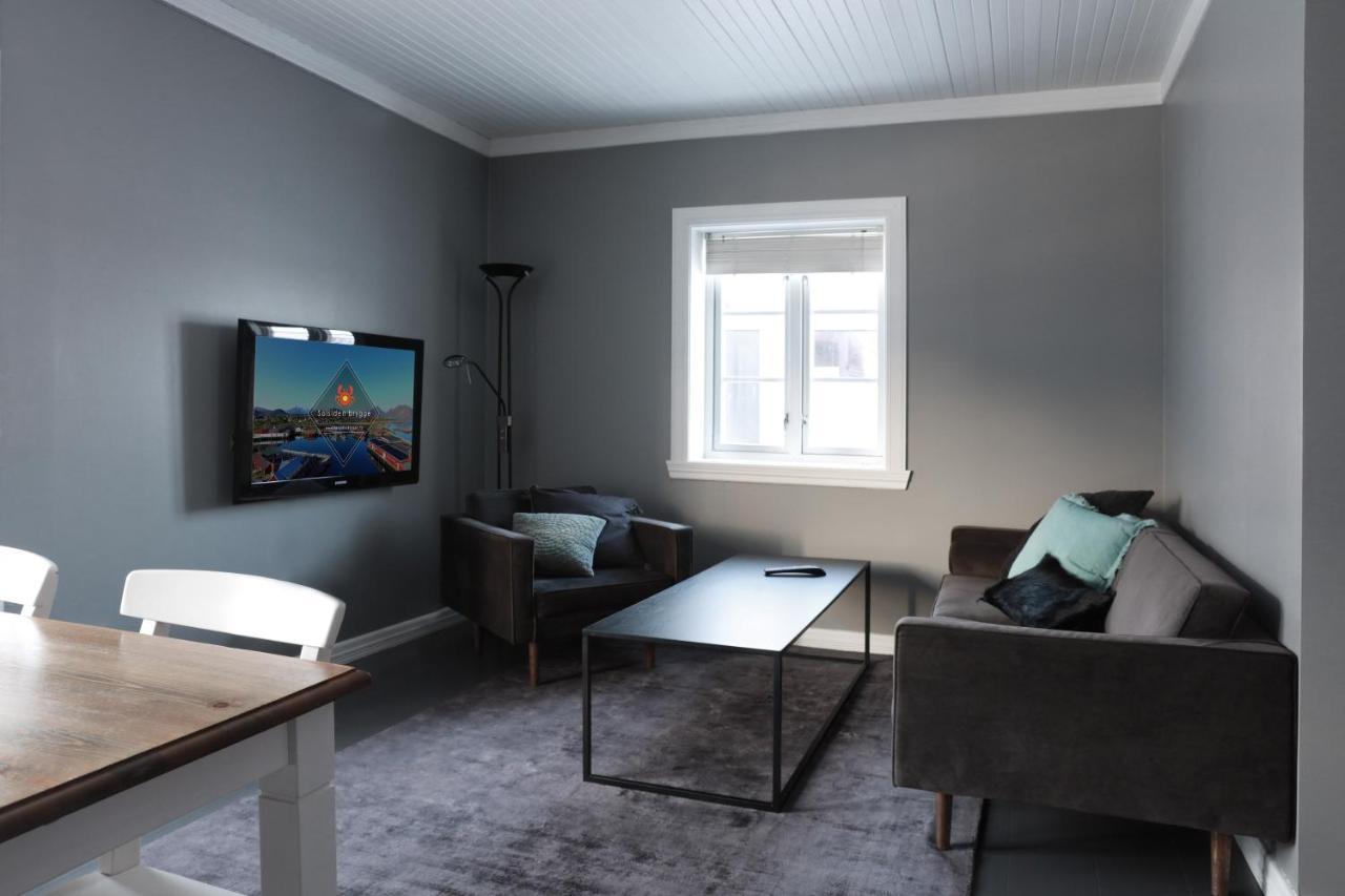 Solsiden Brygge Rorbuer Otel Ballstad Dış mekan fotoğraf